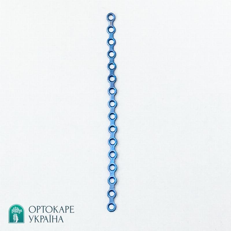 Пластина на 24 отвори, пряма 1,0 мм